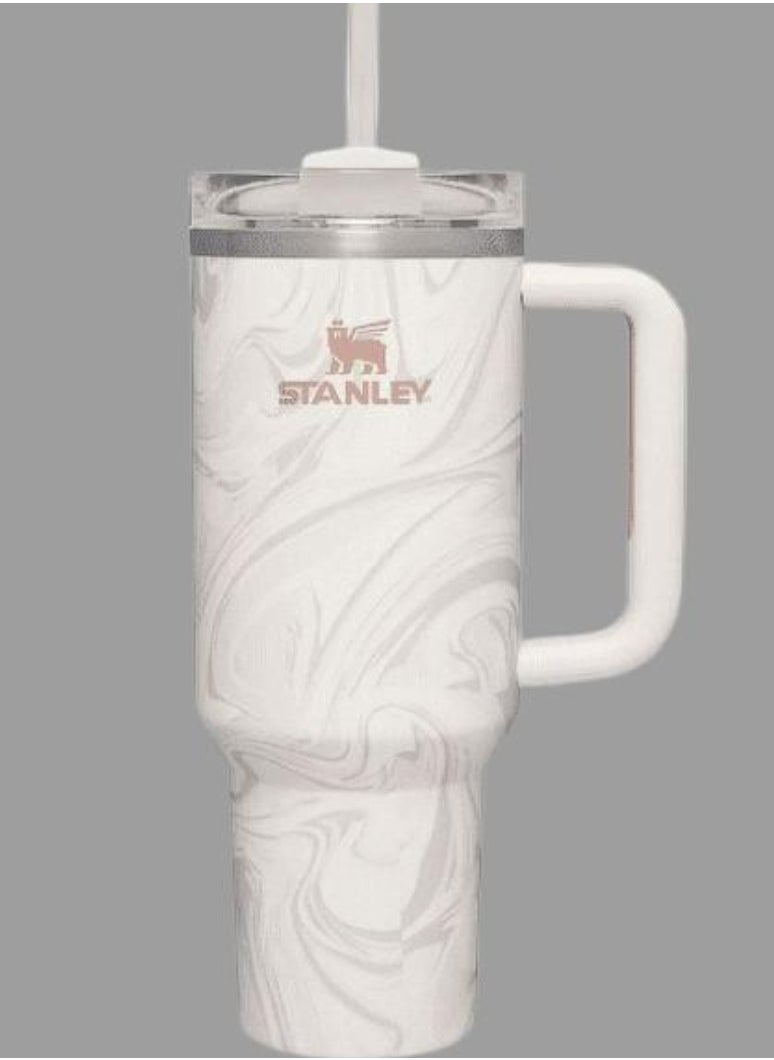 Stanley Quencher H2.0 FlowState 40oz Swirl Tumbler with Lid & Straw – Stainless Steel Vacuum Insulated Travel Mug – Keeps Drinks Hot for 7 Hours & Cold for 24 Hours – Leakproof, Durable & Ideal for On-the-Go Hydration  - Image 1