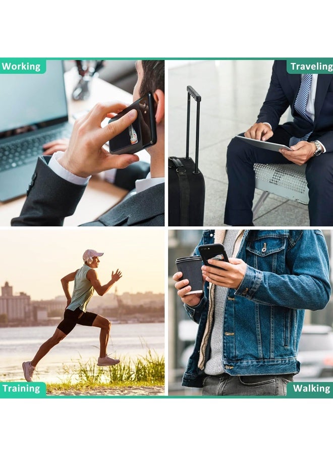 3Pack Cell Phone Card Holder Pocket for Back of Phone,Stretchy Stick on Wallet Credit Card ID Case Pouch - Image 5