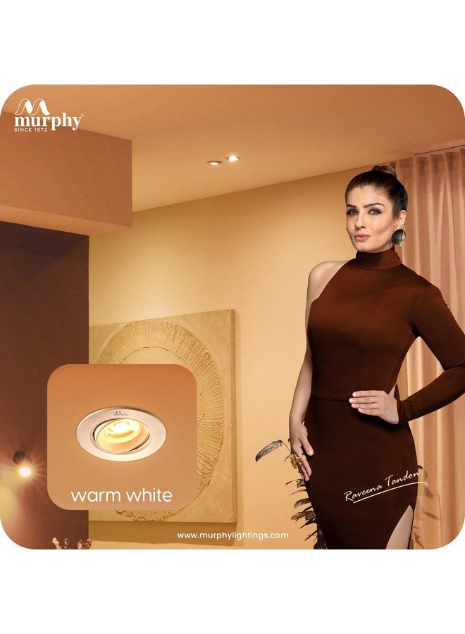 Murphy 7W IRIS LED Spot Round Panel Conceal Box Down Light(Pack of 10, Warm White) - Image 5