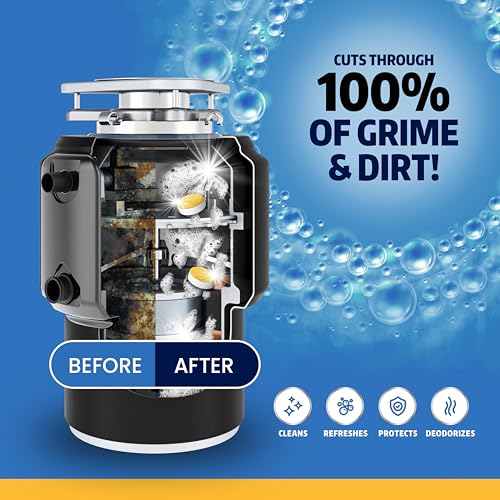 Bright Choice Garbage Disposal Cleaner and Deodorizer Tablets - 24 Pack, XL Citrus Foaming Tablet for Kitchen Sink Freshener, Drain Cleaner & Odor Eliminator - 1 Year of Sink Cleaning Supply - Image 4