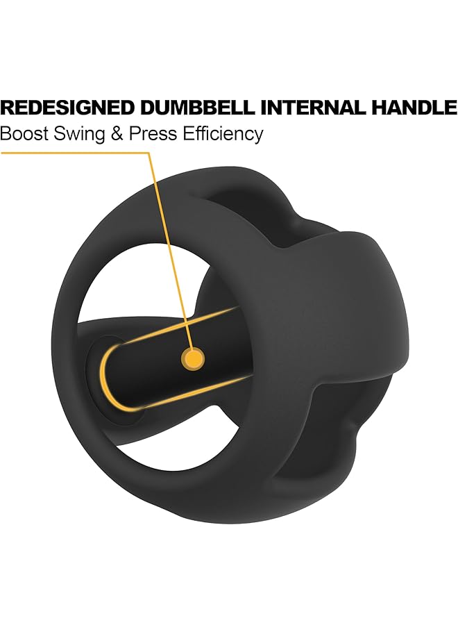 POWER GUIDANCE Spherebell Dumbbells + Kettlebell Achieve Peak Exercise Performance While Minimizing Stress On Joints - Image 2