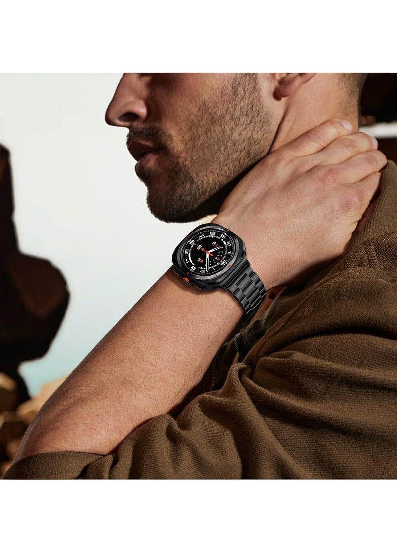 TIGER Magnetic Stainless Steel Band for Samsung Galaxy Watch Ultra 47mm – Stylish and Customizable Metal Strap for Men and Women - Image 2