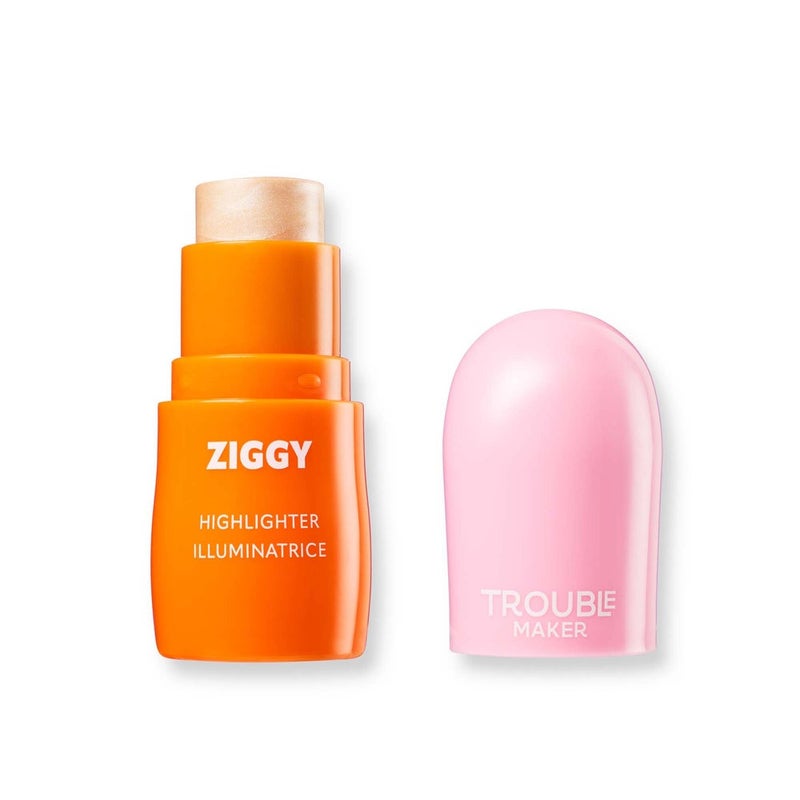 Trouble Maker Ziggy Stick Glass Highlight Stardust Gold - Image 1