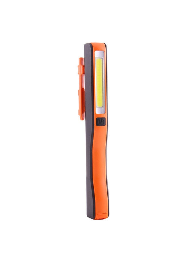 NIBEMINENT 100LM High Brightness Pen Shape Flashlight Orange 18x3x2cm  - Image 1