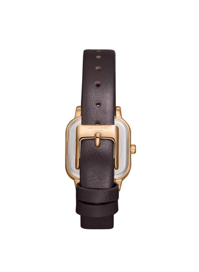 Lee Cooper Women's Leather Analog Watch LC08152.462 - 26X33 mm