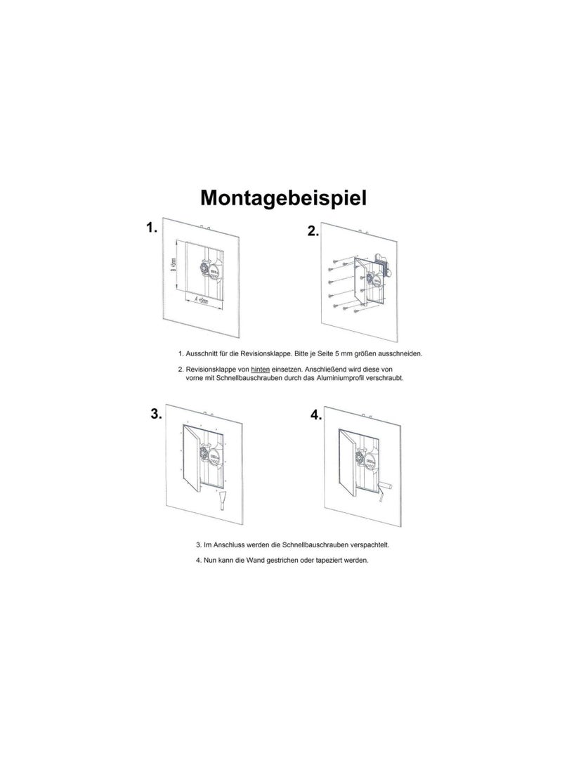 ABBASALI - Plasterboard Access Panels with  Frame - Image 1