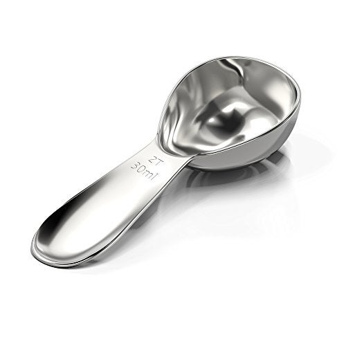 BALCI - Stainless Steel Coffee Scoop (2 Tablespoon Scoop) Exact Measuring Spoon for Coffee, Tea, Sugar, Flour and More! … - Image 3