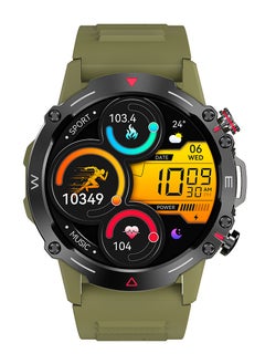 Colvin Yus 410 mAh Hulk Smartwatch For Men, AMOLED Always On Display Bluetooth Calling Waterproof Fitness Watches Compatible With Android iOS GREEN  - Image 2