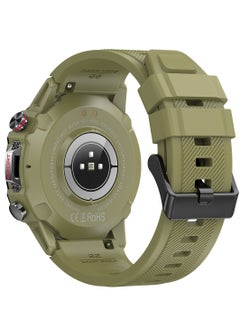 Colvin Yus 410 mAh Hulk Smartwatch For Men, AMOLED Always On Display Bluetooth Calling Waterproof Fitness Watches Compatible With Android iOS GREEN  - Image 4