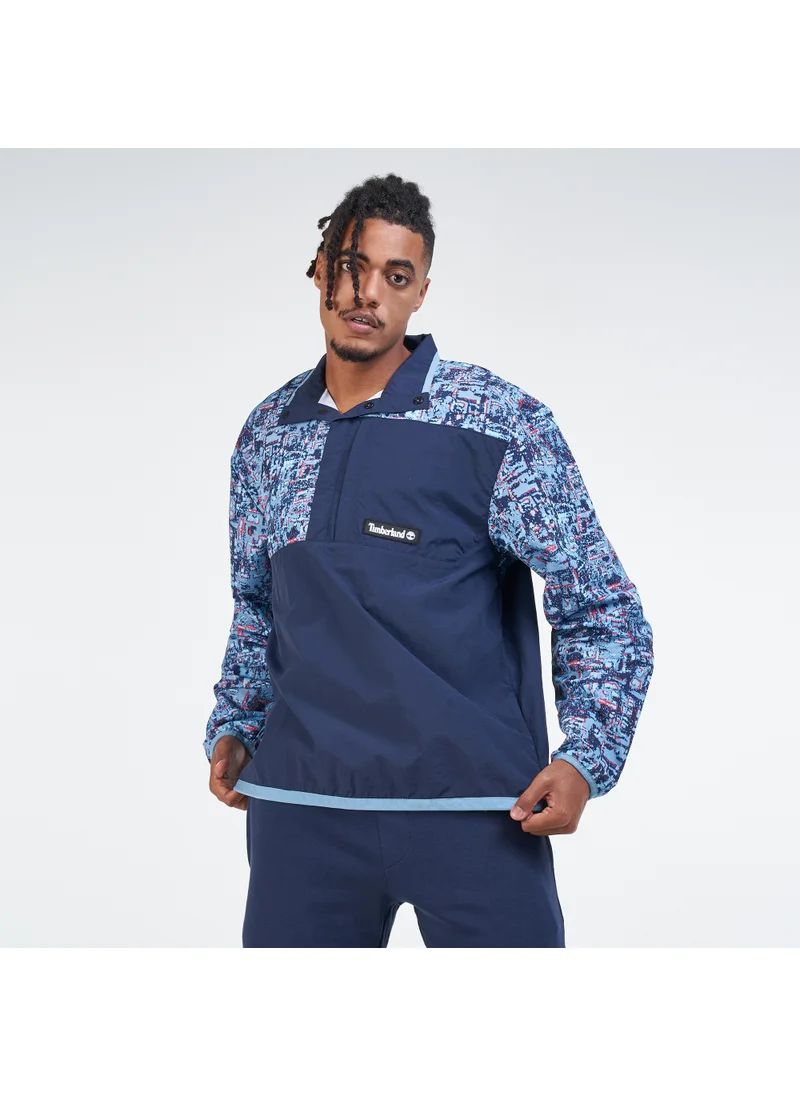 Timberland Men's YC Summer Allover Print Packable Anorak Jacket