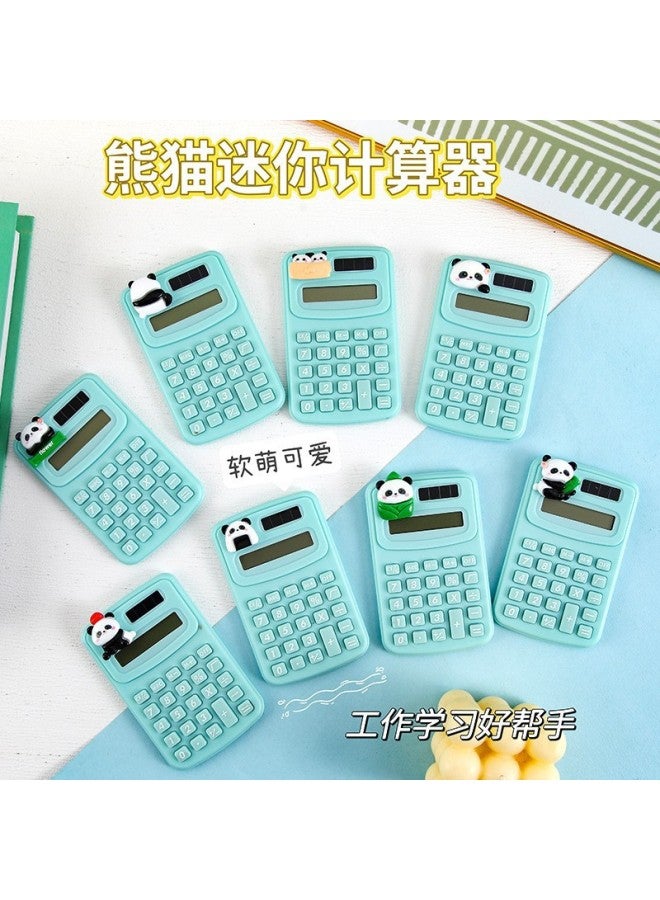 Cute Panda Calculator Student Compact Portable Counter Office Special Small High-looking Computer - Image 1