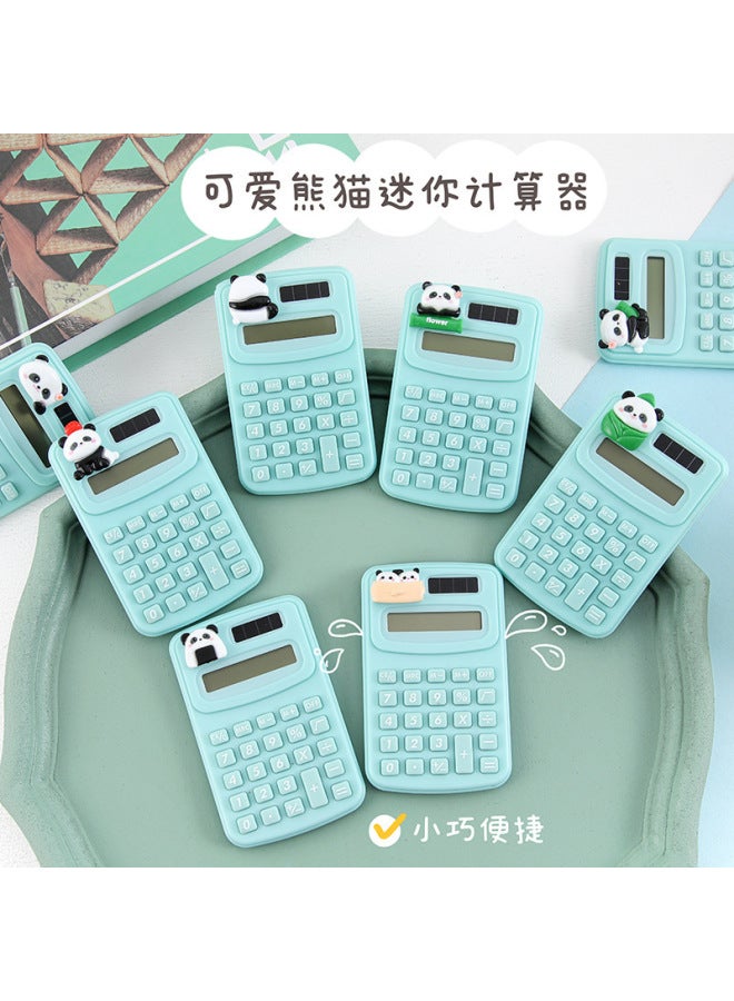 Cute Panda Calculator Student Compact Portable Counter Office Special Small High-looking Computer - Image 2