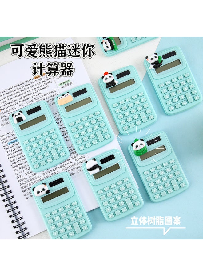 Cute Panda Calculator Student Compact Portable Counter Office Special Small High-looking Computer - Image 4