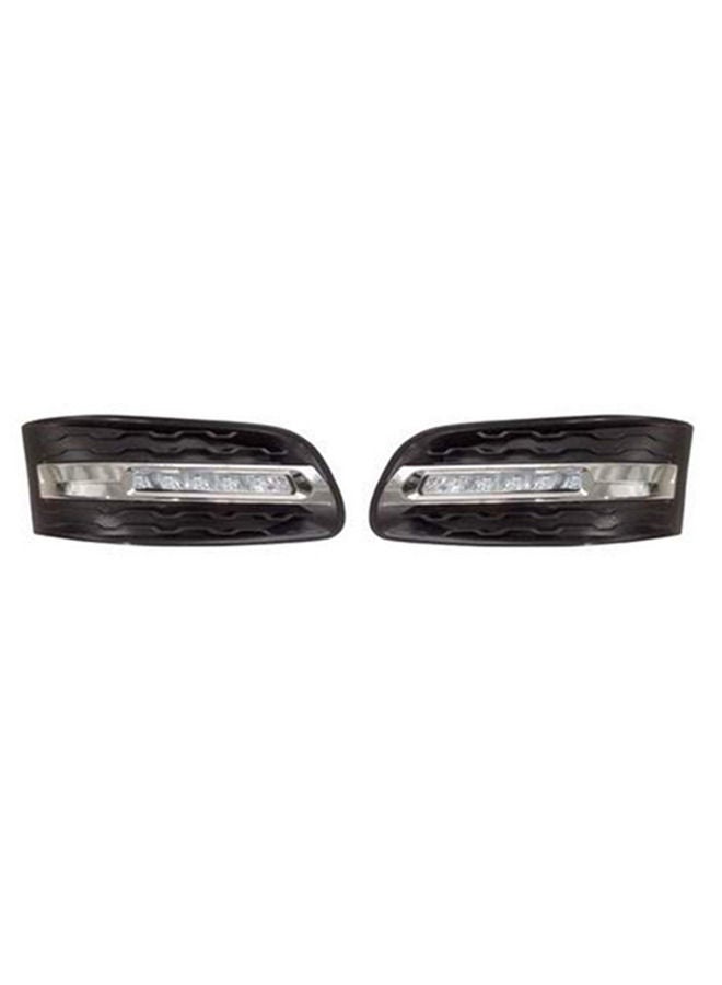 DLAA Pack of 2 CV608-LED Dlaa Daytime Running Light Suitable for Cobalt 2012 with frame & wires  - Image 1