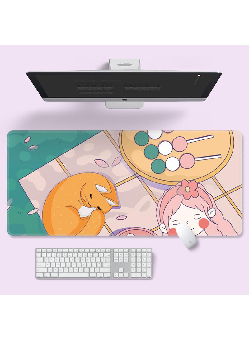 Y&D Large Anime Personality Gift Games Gaming Mouse Pad Extended Large Mat Desk Pad Stitched Edges Mousepad Long Mouse Pad And Non-Slip Rubber Base Mice Pad 900X400X3mm - Image 1