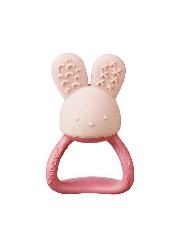 b.box Chill + Fill Teether – Blush| Fillable Water Teething Toy for Babies, Soothing Relief for Sore Gums, Chillable Design, 3m+ - Image 1