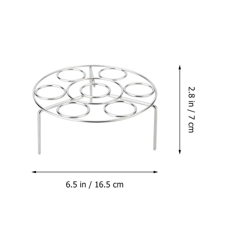 304 Stainless Steel Steaming Rack with High Legs Multi Function Kitchen Steaming Tray - Image 3
