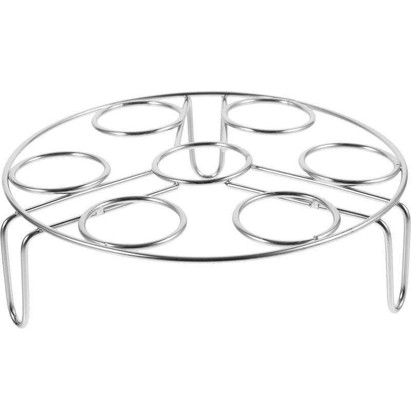 304 Stainless Steel Steaming Rack with High Legs Multi Function Kitchen Steaming Tray - Image 2