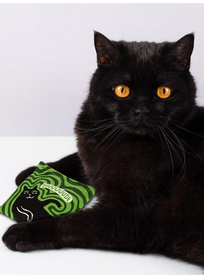 Blue Q Duuuuuuude Catnip Cat Toy. Premium Organic Catnip Grown In The Usa, 100% Cotton Pouches, Kitty Graphics Sure To Delight Every CatKeeper. - Image 3