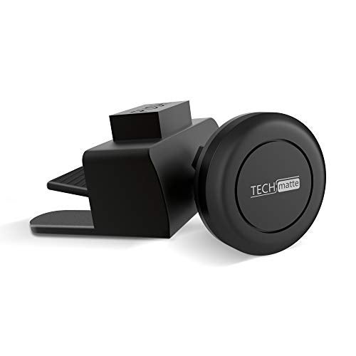 TechMatte MagGrip Universal Magnetic CD Slot Mini Car Mount, Case Friendly CD Slot Phone Holder Compatible with All Smartphone (1 Pack) - Image 1