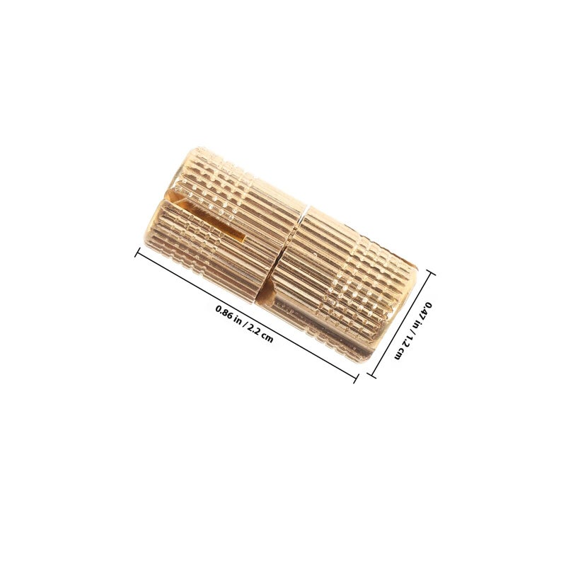 Copper Concealed Cylinder Hinges 10mm For Jewelry Box Cabinet Hardware Repair - Image 3