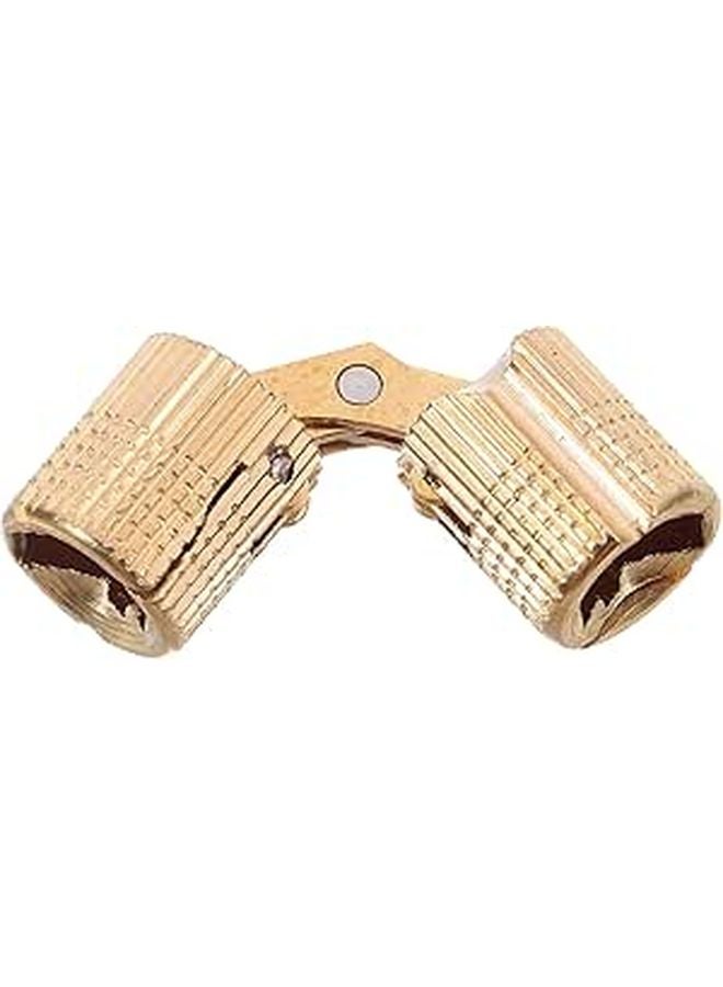 Copper Concealed Cylinder Hinges 10mm For Jewelry Box Cabinet Hardware Repair - Image 1