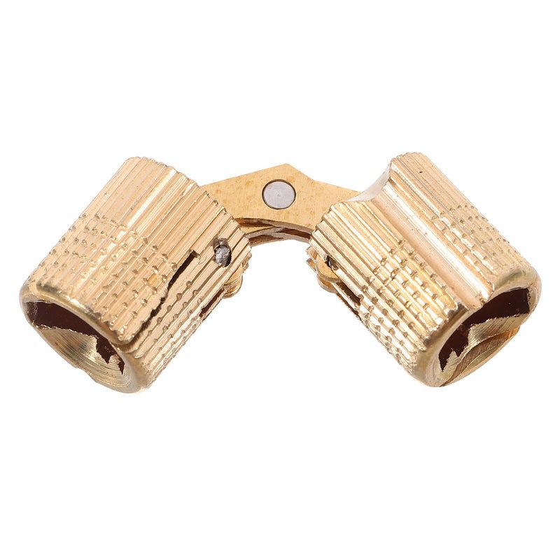 Copper Concealed Cylinder Hinges 10mm For Jewelry Box Cabinet Hardware Repair - Image 2