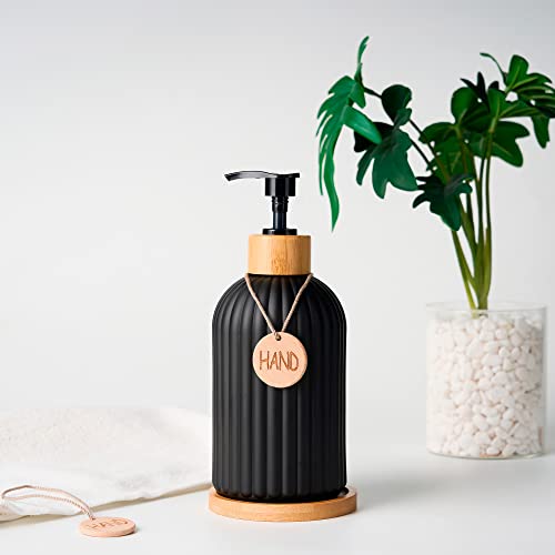 Eulnars Organize Your Home with 8 Handmade Wooden Labels for Bottles - Dish, Hand, SOAP, Lotion, Shampoo, Conditioner, Body and FACE - Perfect for Soap Dispensers in Your Kitchen and Bathroom, Eulnars - Image 2