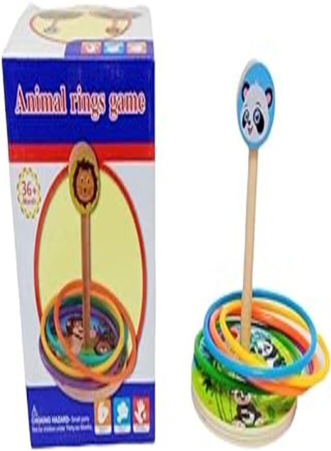 Al Safwa Al Safwa W37-151 Wooden Shooting Ring Game, Multicolor 
