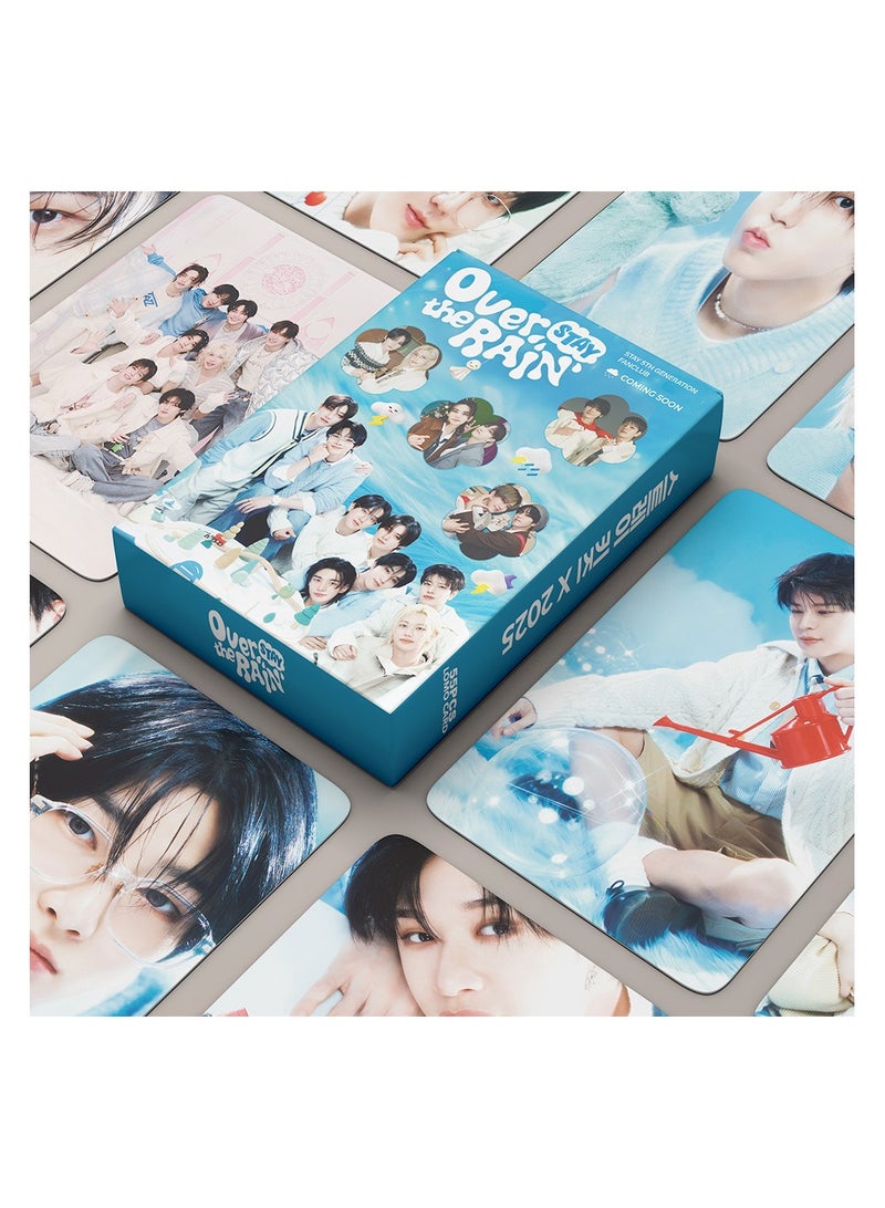 NIBEMINENT 55 قطعة بطاقات لومي لفرقة ستراي كيدز 5 لمشجعي نادي المعجبين هدايا مجموعة البطاقات - Image 2