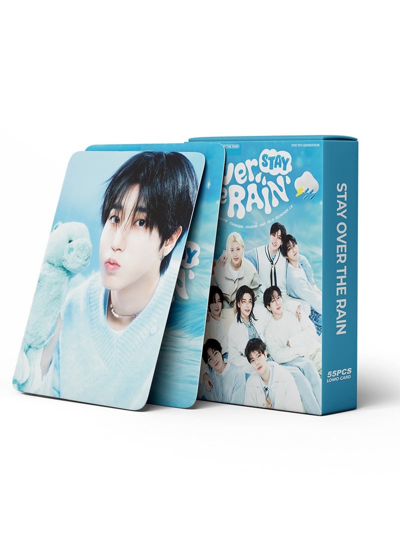 NIBEMINENT 55 قطعة بطاقات لومي لفرقة ستراي كيدز 5 لمشجعي نادي المعجبين هدايا مجموعة البطاقات - Image 3