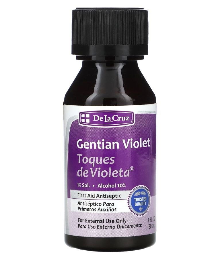 De La Cruz Gentian Violet First Aid Antiseptic 1 fl oz (30 ml)