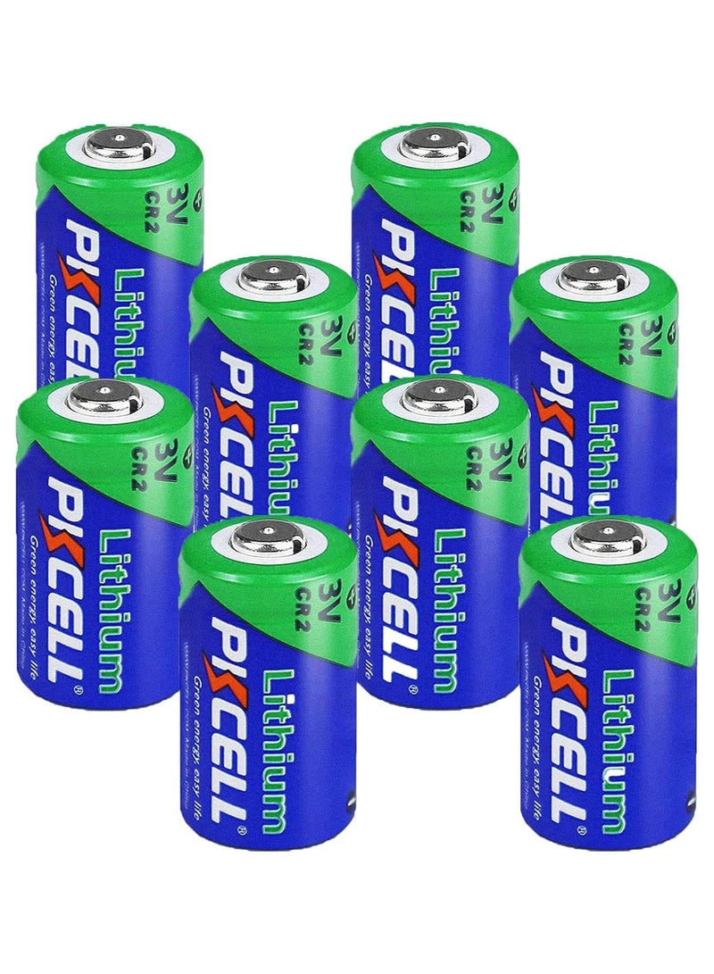 بي كي سيل 8-Pieces PKCELL CR2 Lithium 3V PHOTO Batteries - Image 1