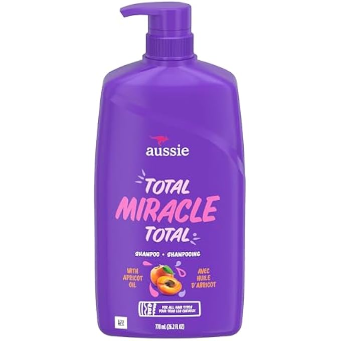 Aussie Total Miracle Collection Shampoo, 26.2 Fluid Ounce