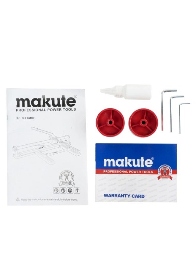 makute - 800mm  Hand Tile Cutter  with 6-15mm  Tile Thickness Range for Both Small and Large Tiles Cutting Task (TC800-1) - Image 1