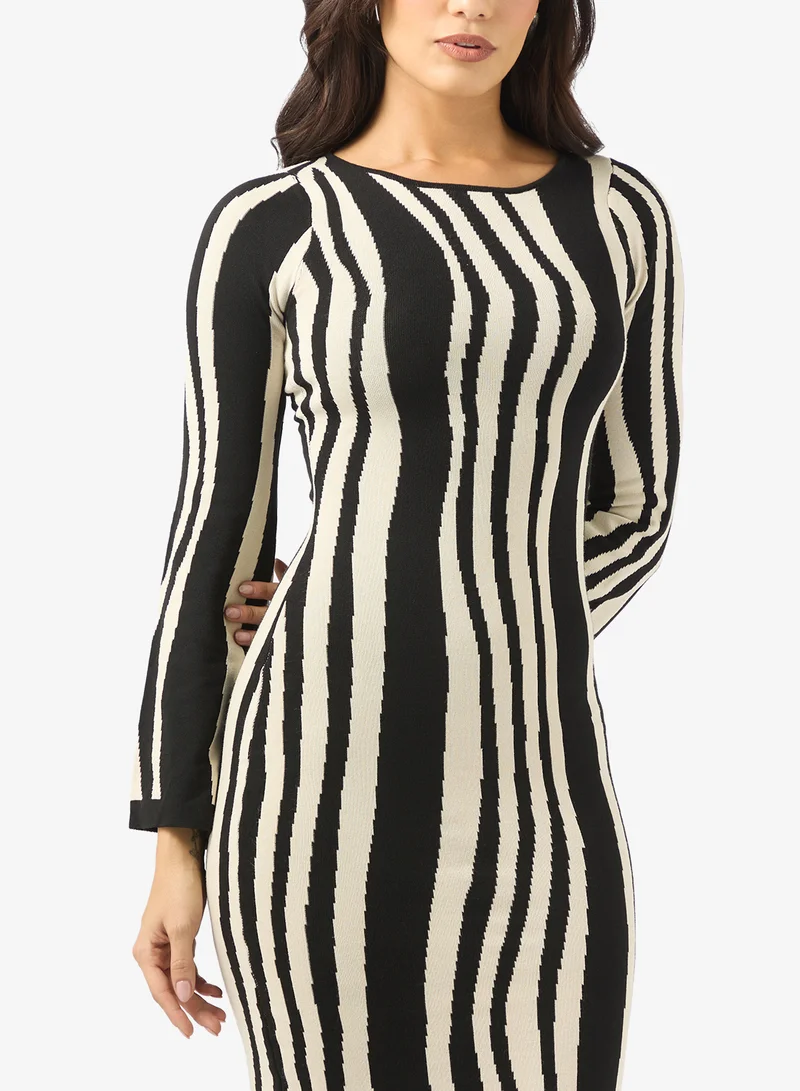 Ella  Printed Shift Dress for Women | Best Price UAE