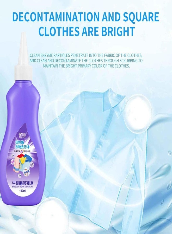 Trupradh Active Enzyme Laundry Stain Remover Garment Stubborn Stain Cleaner Oil Remover,Multi-Purpose Fabric Clothes Stain Remover for Cotton, Linen, Polyester, Blended Fabric,Denim,Jacket. (Stain Remover RT) - Image 4