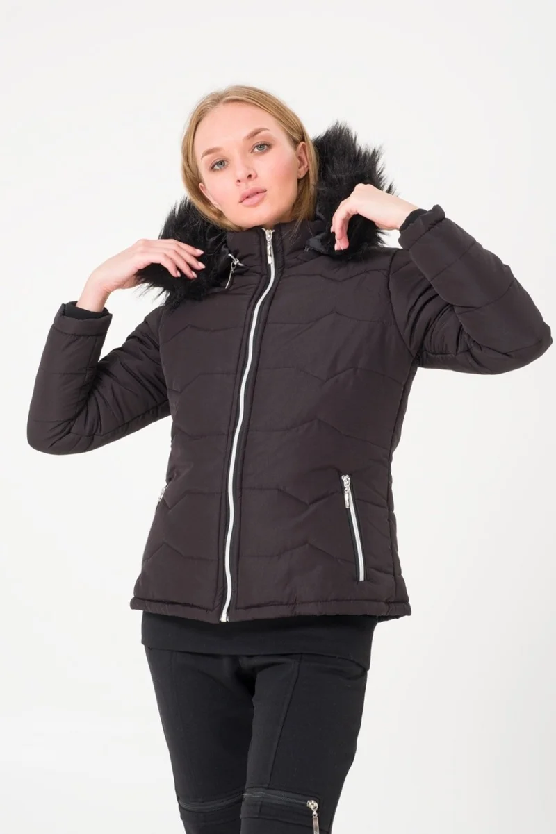 Barbora Women's Daily Shearling Puffer Coat 807S