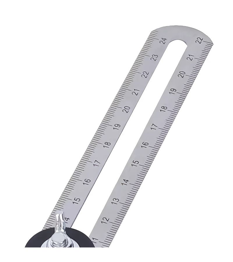 250mm Woodworking Adjustable Square Portable Angle Folding Bevel Ruler - Image 1