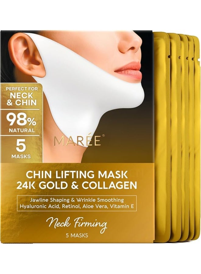 MAREE V Line Lifting Mask 24K Gold - Image 1
