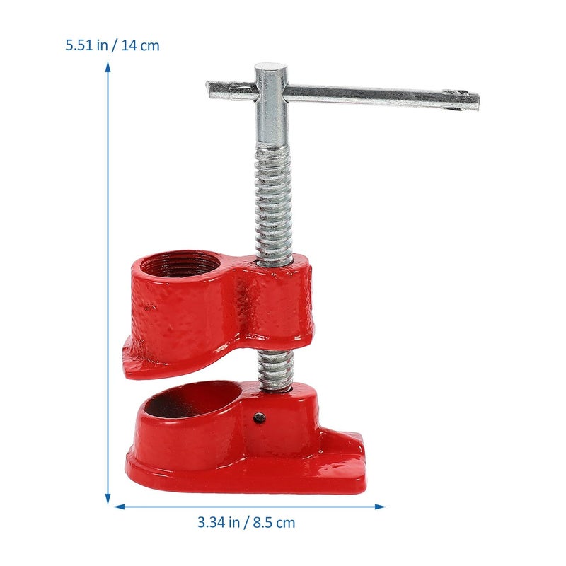 Kisangel Heavy Duty 1 2 Inch Pipe Clamp Carpenter Wood Gluing Quick Release Clamp For Woodworking And DIY Projects - Image 3