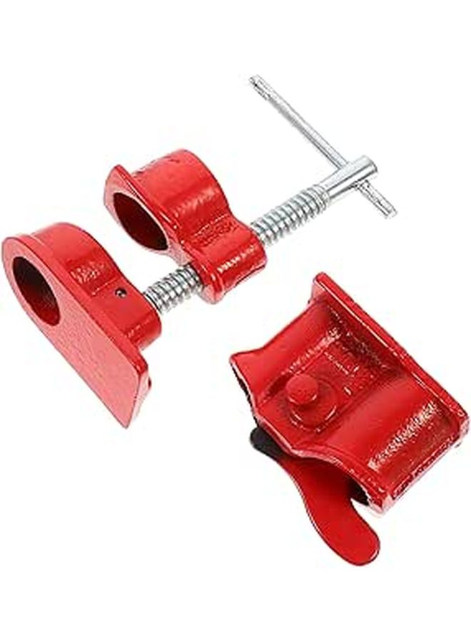 Kisangel Heavy Duty 1 2 Inch Pipe Clamp Carpenter Wood Gluing Quick Release Clamp For Woodworking And DIY Projects - Image 1