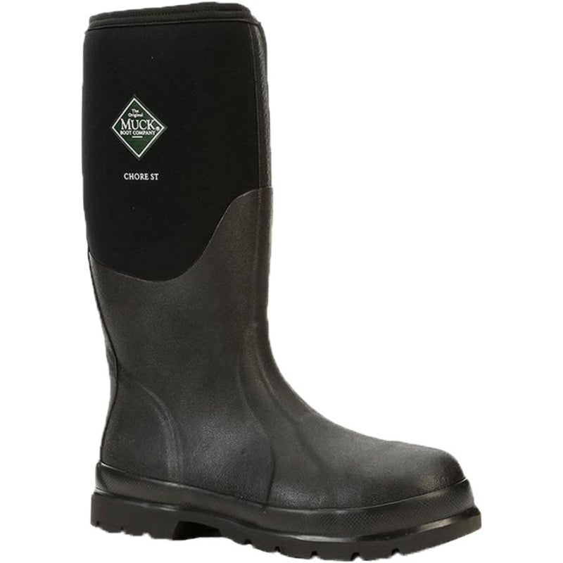 Muck Chore Classic Tall Steel Toe Men's Rubber Work Boots, 11M - Image 1