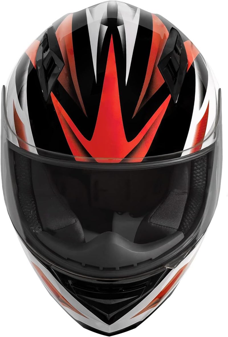 VCAN VX Lightweight Full Face Motorcycle Helmet with Extra Tinted Visor - Image 5