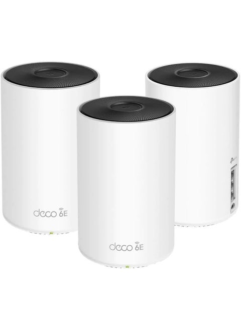TP Link Deco AXE5300 Wi Fi 6E Tri Band Whole Home Mesh Wi-Fi System, 3-Pack