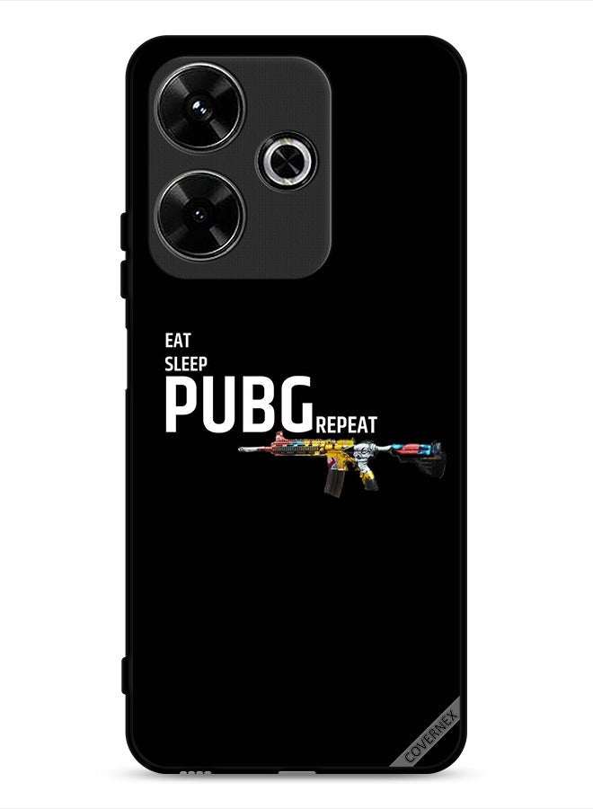 Covernex Xiaomi Redmi 13 4G Protective Case Cover Eat Sleep Pubg Repeat - Image 1