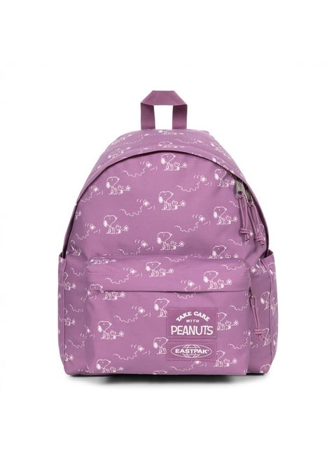 Day Pak'R Peanuts Pink Medium Backpack With Bottle Holder And Laptop Sleeve