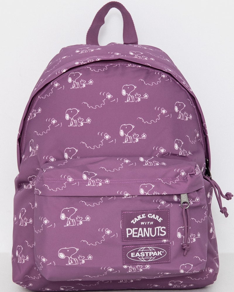 EASTPAK Day Pak'R Medium Unisex Backpack (With Bottle Holder & Laptop Sleeve) - Peanuts Pink - Image 1