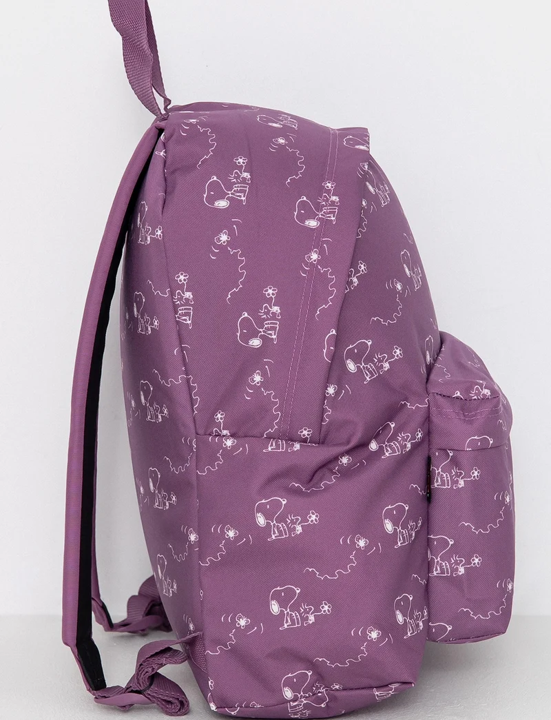 EASTPAK Day Pak'R Medium Unisex Backpack (With Bottle Holder & Laptop Sleeve) - Peanuts Pink