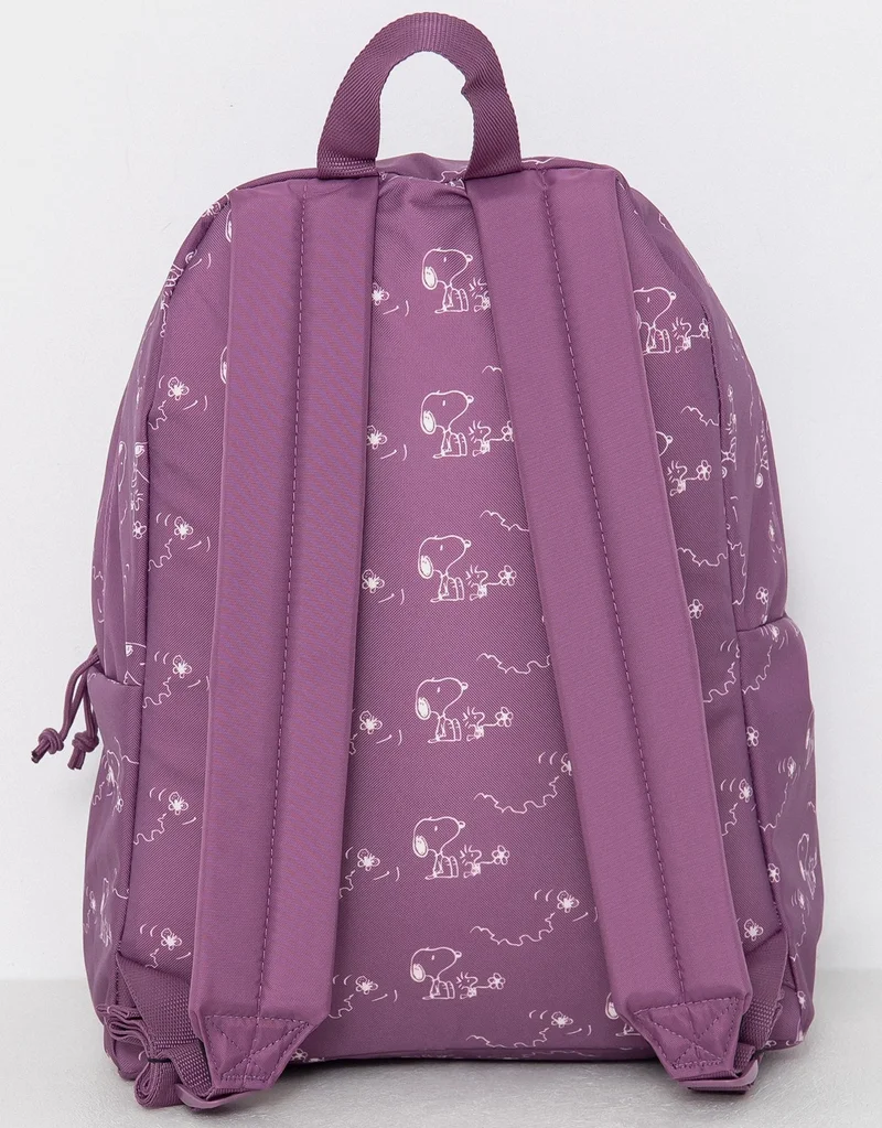 Eastpak  Day Pak'R Medium Unisex Backpack (With Bottle Holder & Laptop Sleeve) - Peanuts Pink  | Best Price UAE